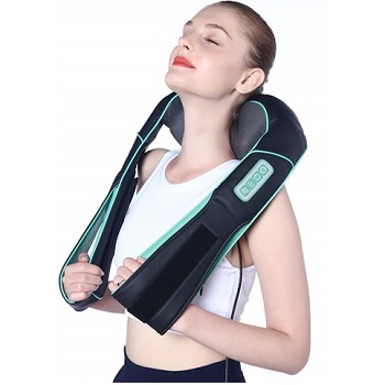 Atsuwell Shiatsu Neck and Shoulder Massager with Heat B07D19KBS1