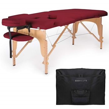 Saloniture Professional Portable Massage Table with Carrying Case B00IMKT0OC