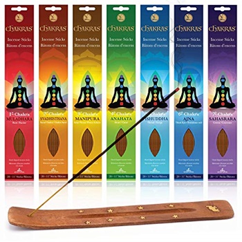 Chakras Incense - 140x Sticks lasting 60+ minutes each B06ZZTG56Q