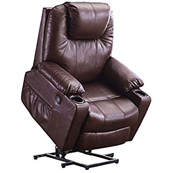 MAGIC UNION Power Lift Massage Recliner Faux Leather B01LZIIAR2