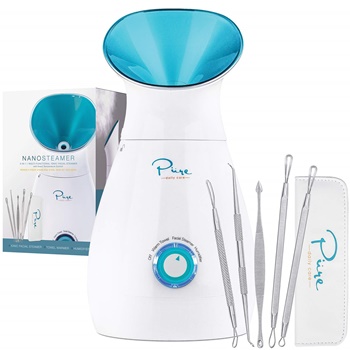 NanoSteamer Large 3-in-1 Nano Ionic Facial Steamer by Pure Daily Care B01BPKUCRE