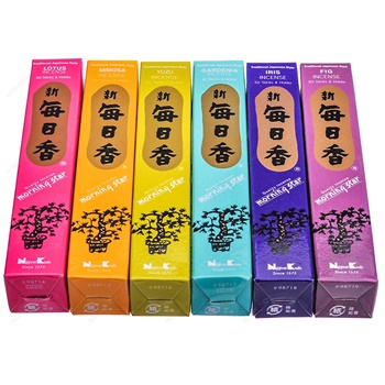 Nippon Kodo Morning Star Incense - 12 Fragrance Assortment B0047DZIQM
