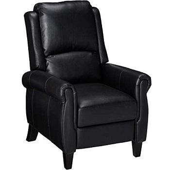 Christopher Knight Home 296597 Lloyd Black Leather Recliner Chair